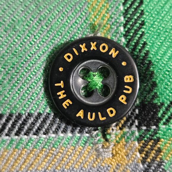 Dixxon Flannel The Auld Pub Shirt 2XL Green Plaid D-Tech St Patricks Day Irish - Picture 6 of 10